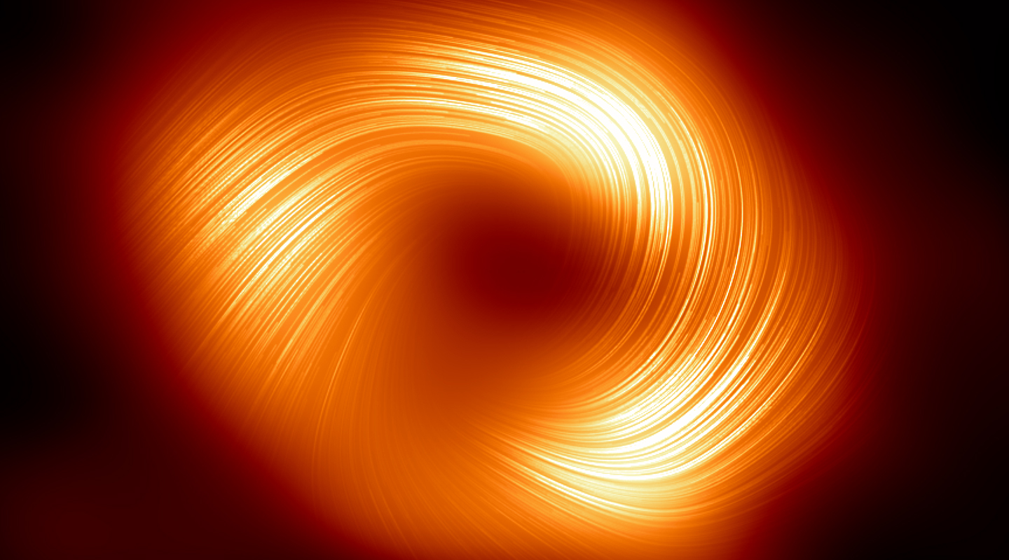 Astronomers capture magnetic fields twirling around black hole - Vimarsana News