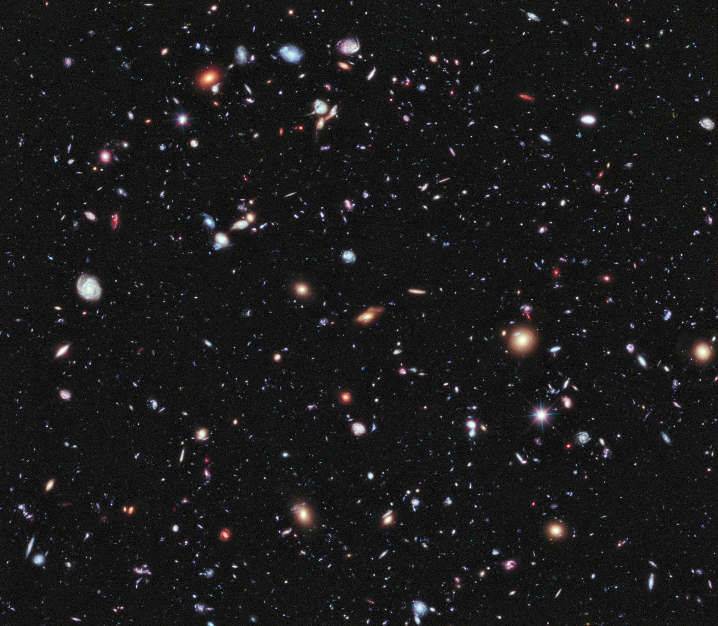The accelerating expansion of the galaxies observed in the Hubble Ultra Deep Field may conform more to Albert Einstein’s “cosmological constant” than a popular alternative theory of dark energy. The accelerating expansion of the galaxies observed in the Hubble Ultra Deep Field may conform more to Albert Einstein’s “cosmological constant” than a popular alternative theory of dark energy.