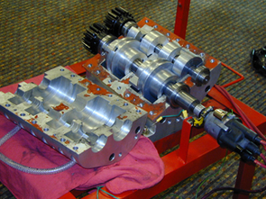The Jonova Motor has only two rotating parts. By contrast, the internal combustion engines found in most automobiles have something like 96 moving parts. (Photo by Susie Bowers) The Jonova Motor has only two rotating parts. By contrast, the internal combustion engines found in most automobiles have something like 96 moving parts. (Photo by Susie Bowers)