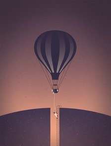 Journey to the center of a white dwarf star: Astrophysicists use astroseismology to learn about the interior workings of a star, not unlike the way geologists gather clues about the Earth's architecture by observing how seismic shocks travel through its interior. (Illustration: Élodie Duhameau)
Journey to the center of a white dwarf star: Astrophysicists use astroseismology to learn about the interior workings of a star, not unlike the way geologists gather clues about the Earth's architecture by observing how seismic shocks travel through its interior. (Illustration: Élodie Duhameau)