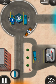 The UA group's new app is "Highway King." James Magahern said "Highway King" was loosely modeled after other iPhone games such as "Flight Control" and "Harbor Master" apps. "We thought the additional physical constraints we would provide a series of much more challenging tasks for the player to accomplish." (Photo courtesy of Objective Coders LLC) The UA group's new app is "Highway King." James Magahern said "Highway King" was loosely modeled after other iPhone games such as "Flight Control" and "Harbor Master" apps. "We thought the additional physical constraints we would provide a series of much more challenging tasks for the player to accomplish." (Photo courtesy of Objective Coders LLC)