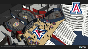 "We can't thank Cole and Jeannie enough for their generosity and support of Arizona Athletics. Their commitment to our programs is admirable and their contributions have gone a long way in providing our student-athletes with the best possible experience," said Greg Byrne, director of athletics. (Image courtesy of Arizona Athletics)