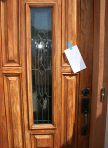 Maricopa County residents responded positively to door notices seeking volunteers to participate in the mosquito study. (Photo: Dawn Gouge) Maricopa County residents responded positively to door notices seeking volunteers to participate in the mosquito study. (Photo: Dawn Gouge)