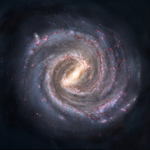 Artist's conception of the Milky Way galaxy (Credit: Nick Risinger/Public Domain) Artist's conception of the Milky Way galaxy (Credit: Nick Risinger/Public Domain)