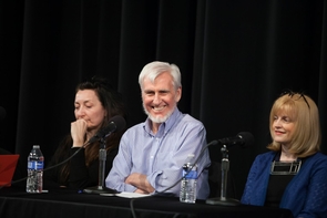 Nobel Prize laureate John O'Keefe, with May-Britt Moser (left) and Eleanor Maguire, says the UA's Carol Barnes "has told us as much about how the brain ages as anyone else." (Photo: John de Dios/UANews) Nobel Prize laureate John O'Keefe, with May-Britt Moser (left) and Eleanor Maguire, says the UA's Carol Barnes "has told us as much about how the brain ages as anyone else." (Photo: John de Dios/UANews)