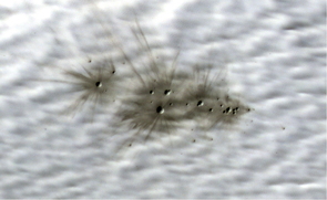 Mars gets blasted with space rocks much more frequently than Earth because they are less likely to burn up in its thinner atmosphere. (Photo: NASA/JPL-Caltech/MSSS/UA) Mars gets blasted with space rocks much more frequently than Earth because they are less likely to burn up in its thinner atmosphere. (Photo: NASA/JPL-Caltech/MSSS/UA)