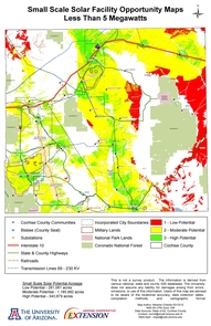 The UA is using computer models to identify prime locations in Arizona for solar energy production. The UA is using computer models to identify prime locations in Arizona for solar energy production.