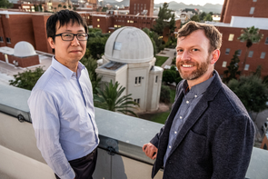 The 347 authors of the first six published papers from the EHT project, including University of Arizona faculty members Chi-kwan Chan, leader of the computations and software working group, and Dan Marrone, one of the four leads who announced the first image of a black hole, will all receive equal portions of the $3 million prize money. (Photo: Bob Demers/UANews) The 347 authors of the first six published papers from the EHT project, including University of Arizona faculty members Chi-kwan Chan, leader of the computations and software working group, and Dan Marrone, one of the four leads who announced the first image of a black hole, will all receive equal portions of the $3 million prize money. (Photo: Bob Demers/UANews)