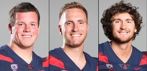 Cody Creason, Jake Glatting and Jamie Nunley (Photos: Arizona Athletics) Cody Creason, Jake Glatting and Jamie Nunley (Photos: Arizona Athletics)