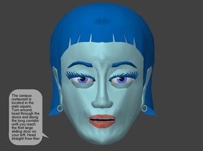 The roboceptionist Hala exhibits facial gestures, and the monitor turns side-to-side like a head. Hala also is provided with a back story, a history and a personality to encourage people to converse with her. (Images courtesy of the College of Social and Behavioral Sciences) The roboceptionist Hala exhibits facial gestures, and the monitor turns side-to-side like a head. Hala also is provided with a back story, a history and a personality to encourage people to converse with her. (Images courtesy of the College of Social and Behavioral Sciences)