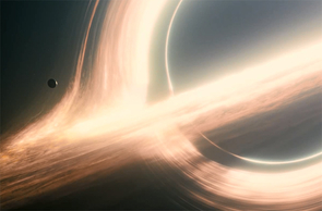 A black hole as depicted in the movie "Interstellar." (Image: Paramount Pictures) A black hole as depicted in the movie "Interstellar." (Image: Paramount Pictures)