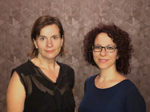 Jamie Edgin (left) and Goffredina Spanò Jamie Edgin (left) and Goffredina Spanò