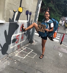 Joyce Wang during a trip to Belgrade, Serbia, in the summer of 2018. Joyce Wang during a trip to Belgrade, Serbia, in the summer of 2018.