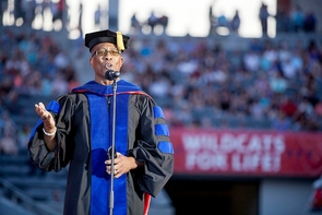 Bryan Carter, an associate professor of Africana studies, is among the faculty members who will participate in the Commencement pre-show. (Photo: John de Dios/UANews) Bryan Carter, an associate professor of Africana studies, is among the faculty members who will participate in the Commencement pre-show. (Photo: John de Dios/UANews)