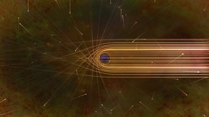 This artist’s impression depicts the paths of photons in the vicinity of a black hole. The gravitational bending and capture of light by the event horizon is the cause of the shadow captured by the Event Horizon Telescope. (Credit: Nicolle R. Fuller/NSF) This artist’s impression depicts the paths of photons in the vicinity of a black hole. The gravitational bending and capture of light by the event horizon is the cause of the shadow captured by the Event Horizon Telescope. (Credit: Nicolle R. Fuller/NSF)
