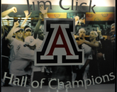 While current and former UA student-athletes preparing for the summer Olympics and Paralympic Games, the Jim Click Hall of Champion documents the accomplishments of some of their Wildcat predecessors. The mezzanine, located on the north end of the McKale Memorial Center, features more than 100 years of UA athletics. (Photo credit: Patrick McArdle/UANews) While current and former UA student-athletes preparing for the summer Olympics and Paralympic Games, the Jim Click Hall of Champion documents the accomplishments of some of their Wildcat predecessors. The mezzanine, located on the north end of the McKale Memorial Center, features more than 100 years of UA athletics. (Photo credit: Patrick McArdle/UANews)