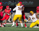The UA defense finished with seven sacks on the day, including two each from linebacker Scooby Wright and lineman Dan Pettinato. The UA defense finished with seven sacks on the day, including two each from linebacker Scooby Wright and lineman Dan Pettinato.