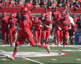 A critical play for the UA came just before Nick Wilson's run, when quarterback Anu Solomon connected with receiver David Richards for a 30-yard reception up the sideline. A critical play for the UA came just before Nick Wilson's run, when quarterback Anu Solomon connected with receiver David Richards for a 30-yard reception up the sideline.