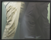 "Two Men in a Hallway," a digital inkjet print by Paul Gordon. "Two Men in a Hallway," a digital inkjet print by Paul Gordon.