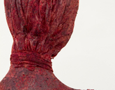 A detail view of "The Source," a mixed-media sculpture by Honors College student Ellen Pott. A detail view of "The Source," a mixed-media sculpture by Honors College student Ellen Pott.