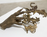 "Unmanicured Growth," a bronze sculpture by Allison Wendt, a studio art graduate who also studied art education and communication. "Unmanicured Growth," a bronze sculpture by Allison Wendt, a studio art graduate who also studied art education and communication.