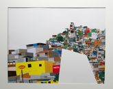 "Slum Mountain," produced with colored pencil on paper by Laura Perry, a studio art graduate who also studied French and anthropology. "Slum Mountain," produced with colored pencil on paper by Laura Perry, a studio art graduate who also studied French and anthropology.
