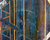 "Beyond the Thicket," produced with acrylic by studio art graduate Jonathan Dobbs. "Beyond the Thicket," produced with acrylic by studio art graduate Jonathan Dobbs.