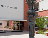 The UA Museum of Art is currently showing "The Lebowski Cycle," by UA School of Art alumnus Joe Forkan, featuriing a series of paintings and drawings exploring narratives using masterpieces of European art and the 1998 Coen Brothers' film, "The Big Lebowski," as a starting point. Also showing is "Revolutionary Dreams: Modern Mexican Prints," featuring works by artists such as Leopoldo Mendez, Rufino Tamayo and Diego Rivera from UAMA's permanent collection. (Photo credit: Patrick McArdle/UANews) The UA Museum of Art is currently showing "The Lebowski Cycle," by UA School of Art alumnus Joe Forkan, featuriing a series of paintings and drawings exploring narratives using masterpieces of European art and the 1998 Coen Brothers' film, "The Big Lebowski," as a starting point. Also showing is "Revolutionary Dreams: Modern Mexican Prints," featuring works by artists such as Leopoldo Mendez, Rufino Tamayo and Diego Rivera from UAMA's permanent collection. (Photo credit: Patrick McArdle/UANews)