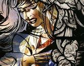 "Akin's Annunciation," lithograph, 2013