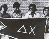 Delta Chi members sponsored the Homecoming brunch during the 1975-76 academic year and also held an annual Western-themed party and a spring formal. Delta Chi members sponsored the Homecoming brunch during the 1975-76 academic year and also held an annual Western-themed party and a spring formal.