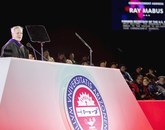 Ray Mabus begins his keynote address to the Class of 2018. (Photo: John de Dios/UANews) Ray Mabus begins his keynote address to the Class of 2018. (Photo: John de Dios/UANews)