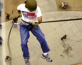 UA ROTC members learn how to repel at the Henry Koffler Building during the 2004-05 academic year. UA ROTC members learn how to repel at the Henry Koffler Building during the 2004-05 academic year.