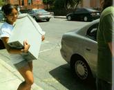 Today, students often tote their laptops around in sleek bags. But students of the last decade and earlier had to make single trips, lugging their desktop computers to their dorms. Today, students often tote their laptops around in sleek bags. But students of the last decade and earlier had to make single trips, lugging their desktop computers to their dorms.