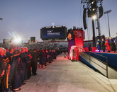 It's showtime! The UA's 154th Commencement is about to begin. (Photo: John de Dios/UANews) It's showtime! The UA's 154th Commencement is about to begin. (Photo: John de Dios/UANews)