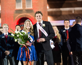 More than 50 are nominated for Homecoming queen, and they are narrowed to five finalists through a campuswide vote. For the last quarter-century, the crowning of the king and queen has been part of the Homecoming bonfire celebration on Friday night. More than 50 are nominated for Homecoming queen, and they are narrowed to five finalists through a campuswide vote. For the last quarter-century, the crowning of the king and queen has been part of the Homecoming bonfire celebration on Friday night.