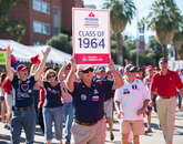 In 2004, UA Reunions became an official part of Homecoming weekend. The annual event observes the 50-year reunion and includes special celebrations for classes graduating in every decade thereafter. In 2004, UA Reunions became an official part of Homecoming weekend. The annual event observes the 50-year reunion and includes special celebrations for classes graduating in every decade thereafter.