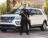 Abhijay Murugesan, a senior graduating with a degree in public health and the chief and executive director of the university's student Emergency Medical Service team, poses with the university's ceremonial mace during filming for the virtual 2020 Commencement. (Photo: Chris Richards/University of Arizona) Abhijay Murugesan, a senior graduating with a degree in public health and the chief and executive director of the university's student Emergency Medical Service team, poses with the university's ceremonial mace during filming for the virtual 2020 Commencement. (Photo: Chris Richards/University of Arizona)