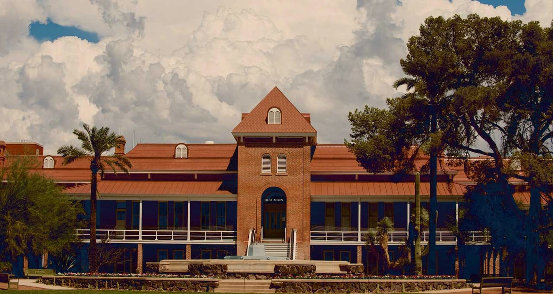Old Main on the University of Arizona campus.