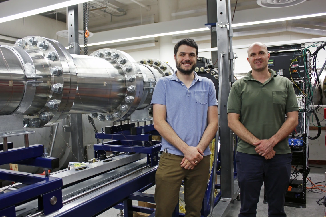 A grant from the Army Research Office will fund an extension of the Arizona Supersonic Wind Tunnel, making it capable of conducting experiments in transonic conditions. Stuart "Alex" Craig and Jesse Little received the funding through the U.S. Department A grant from the Army Research Office will fund an extension of the Arizona Supersonic Wind Tunnel, making it capable of conducting experiments in transonic conditions. Stuart "Alex" Craig and Jesse Little received the funding through the U.S. Department