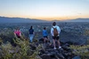 Students hiking Tumamoc Hill