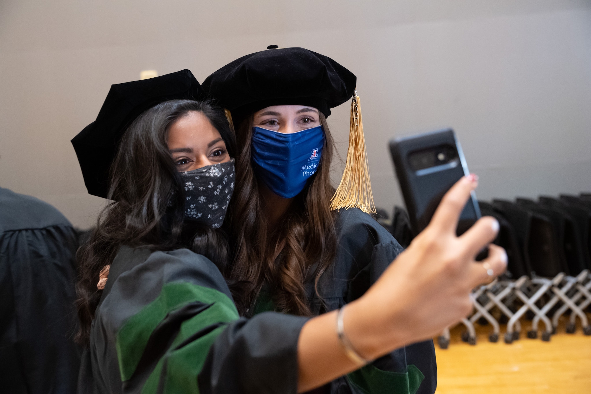 students taking a selfie