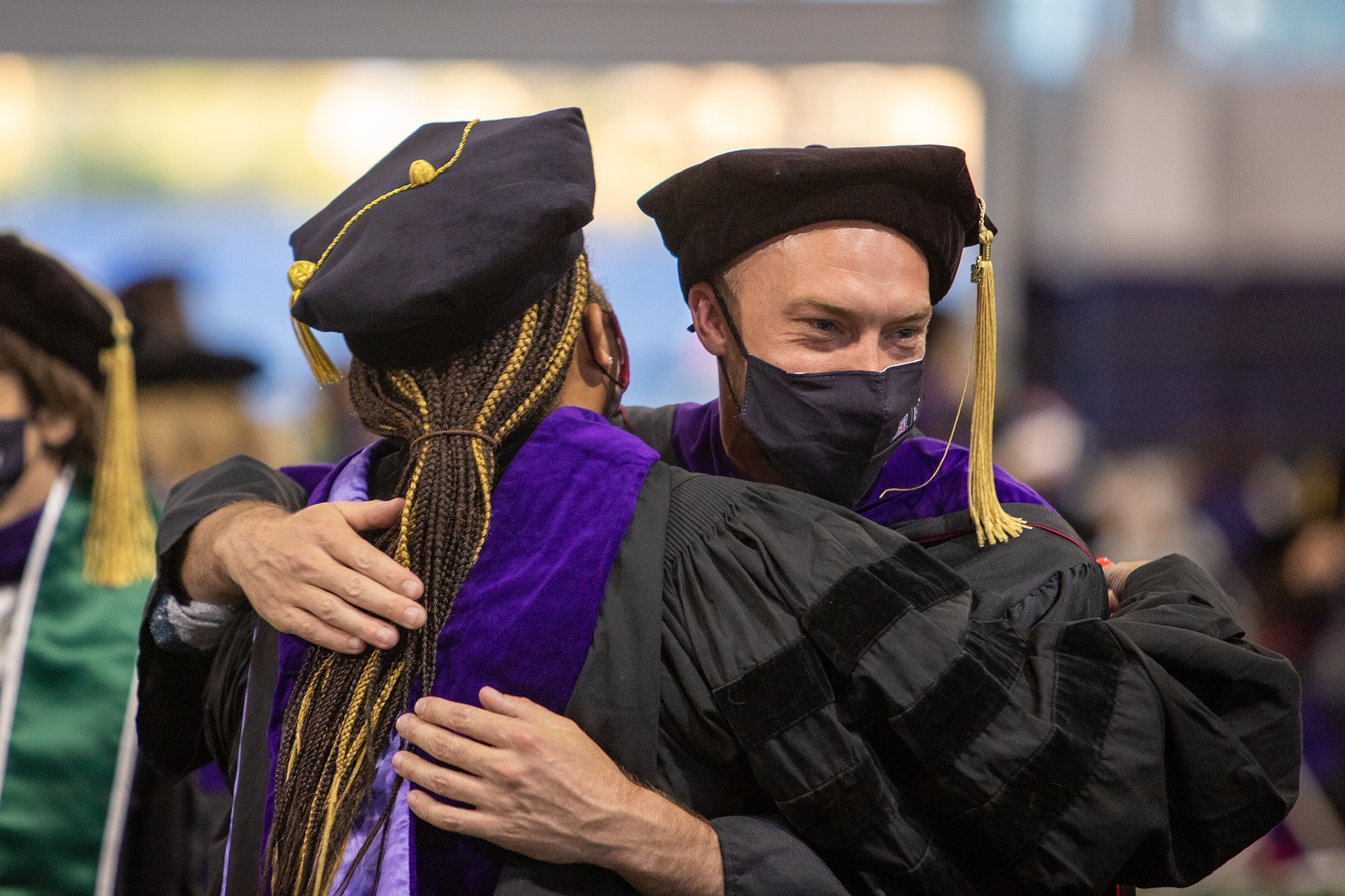 students at a graduation ceremony