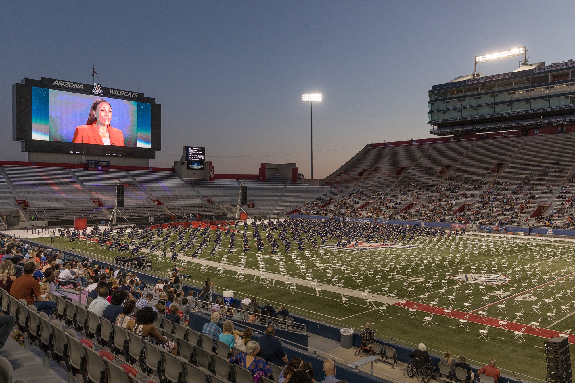 students at a graduation ceremony