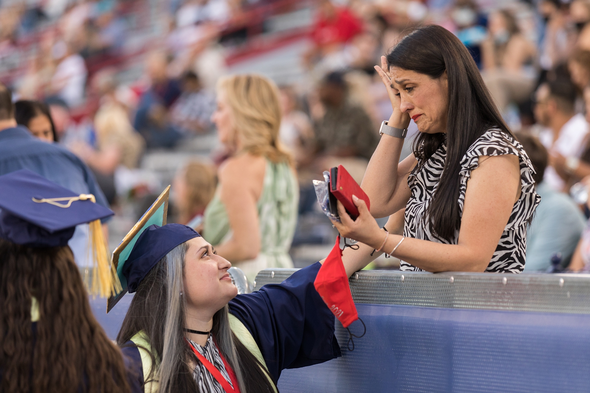 students at a graduation ceremony