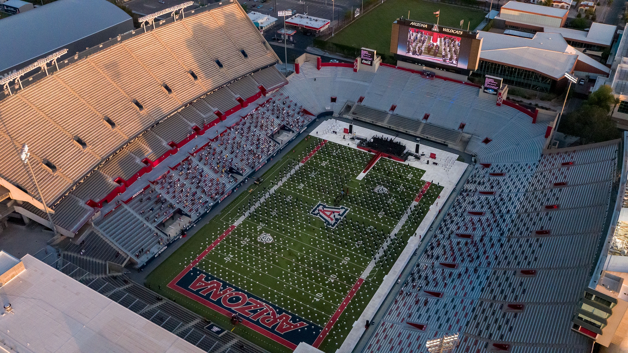 graduation in Arizona Stadium