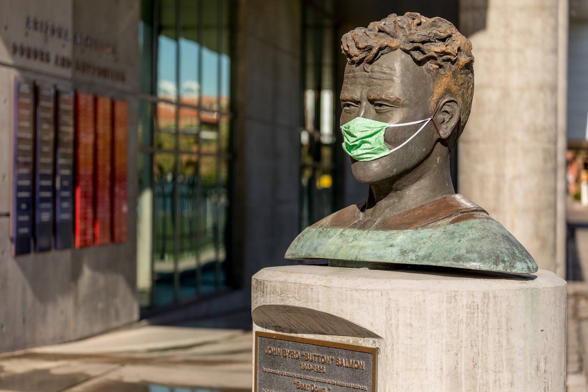 Photo Gallery Students 'Bear Down and Mask Up' University of Arizona