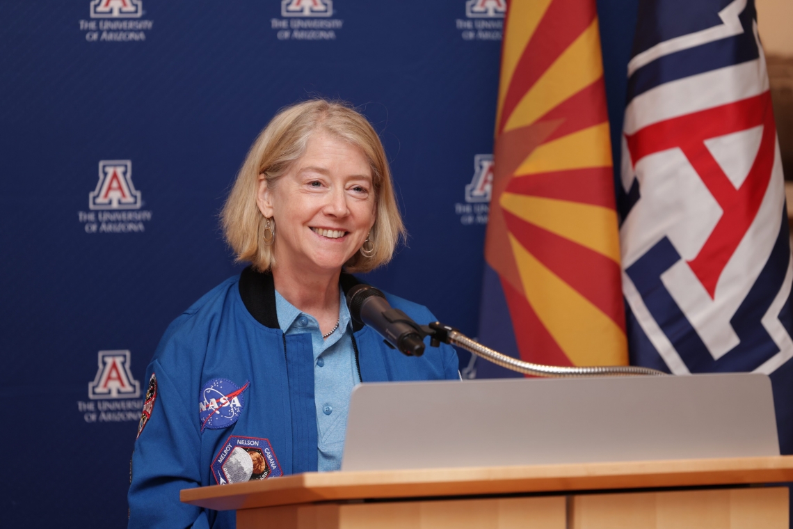 NASA Deputy Administrator Pam Melroy during a visit to UArizona