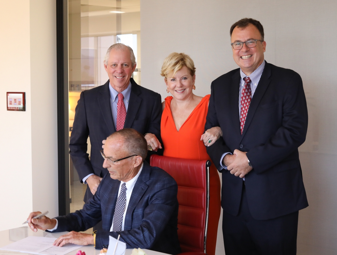 Robert C. Robbins, Bennett and Jacquelynn Dorrance, and Alain-Philippe Durand