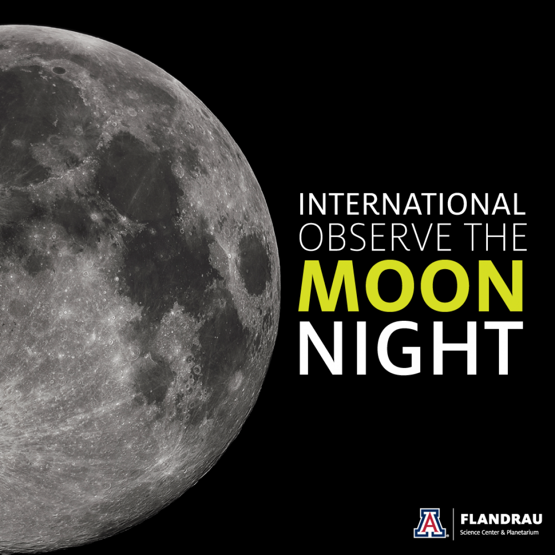 A detailed photo of Earth's moon at night