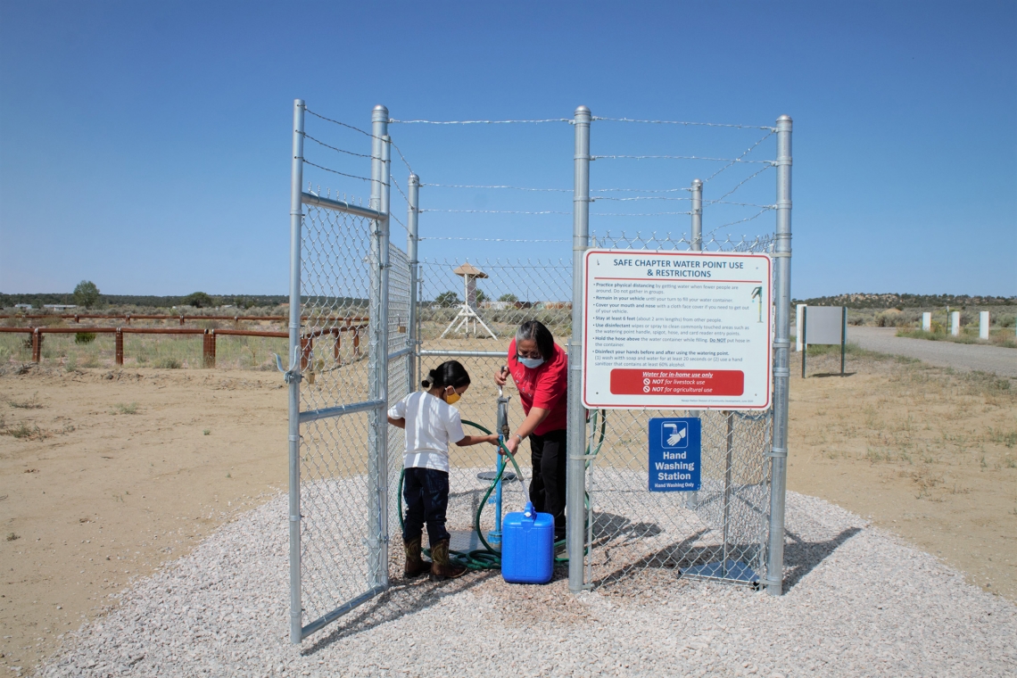 Photo: "Family Pandemic Adaptions" by Nikki Tulley, Navajo Nation